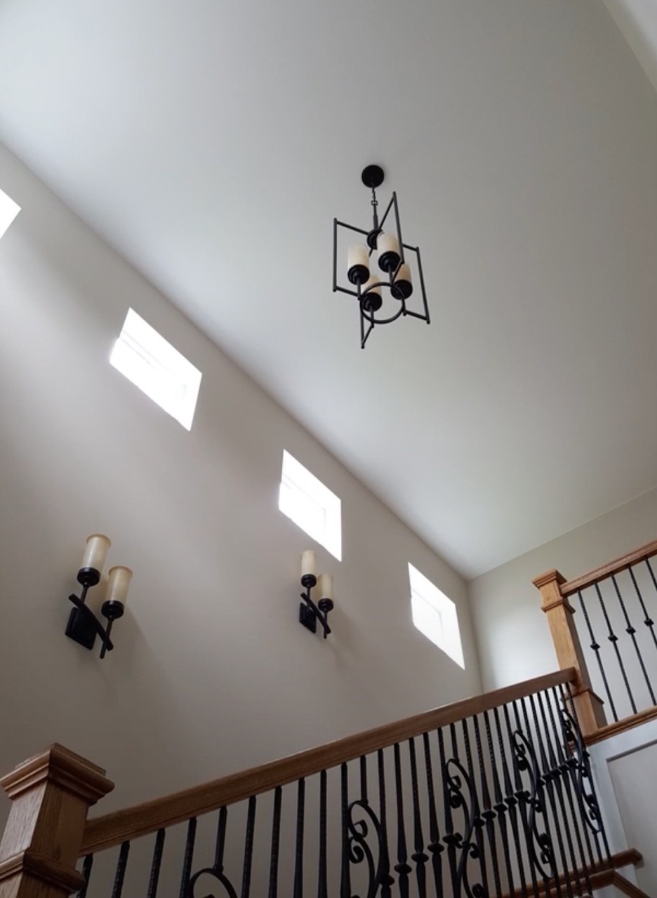 Chandelier installation